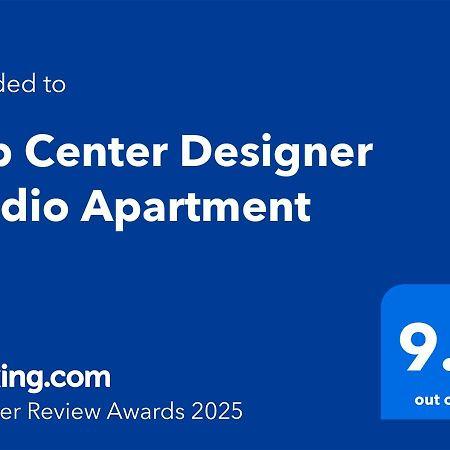 Top Center Designer Studio Apartment Sofie Exteriér fotografie